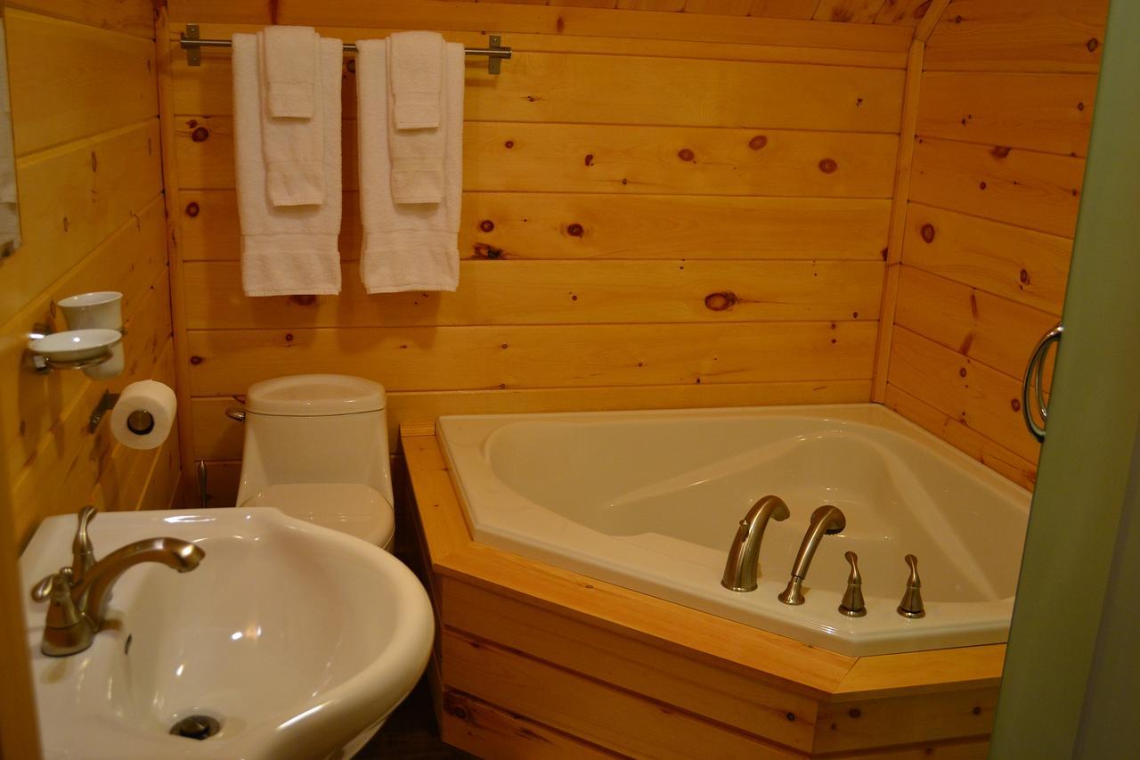 Les Chalets Du Lac Serein Saint Ludger de Milot Exteriér fotografie